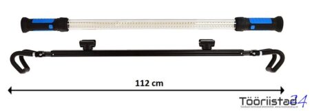 Led töölamp-valgusti aku ja hoidikuga. 103 cm
