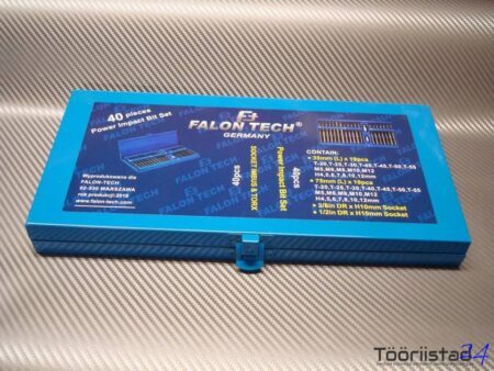 Torx otsikute kompl. 40 osa plekkkarp