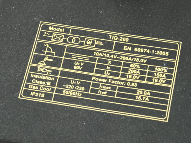 Inverterkeevitus TIG / MMA  200HS 230V