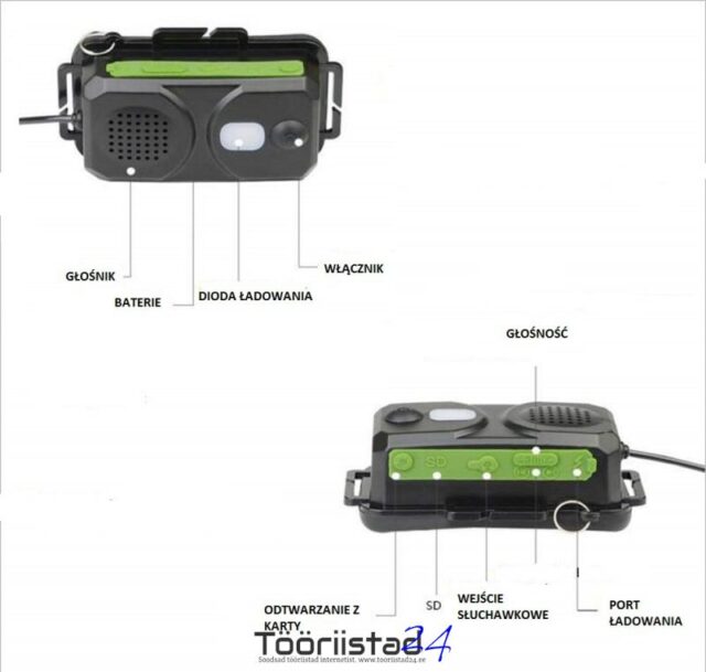 Led pealamp 8 ledi ja bluetooth kõlariga.