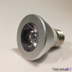 Pirn RGB LED 16 värvi - puldiga 3W