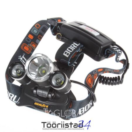 Led pealamp 3x XML-T6 + 2x AKU 4800mAh