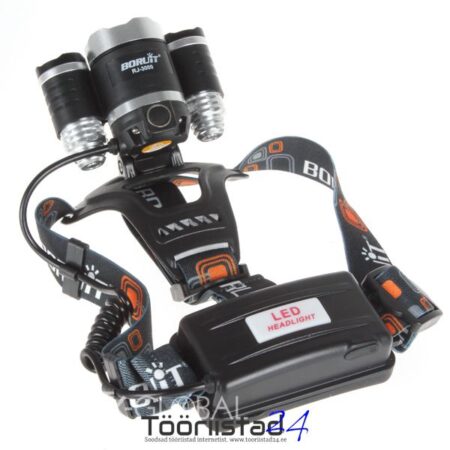 Led pealamp 3x XML-T6 + 2x AKU 4800mAh