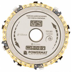 Saeketiga nurklihvija ketas 9 hammast 125mm