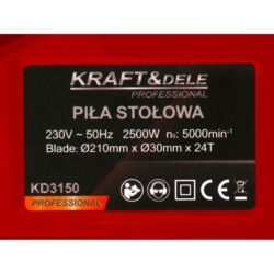 Lauasaag, platesaag 210mm kettaga KD