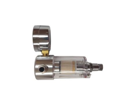 Väike vee-eraldaja tööriistale, manomeetriga