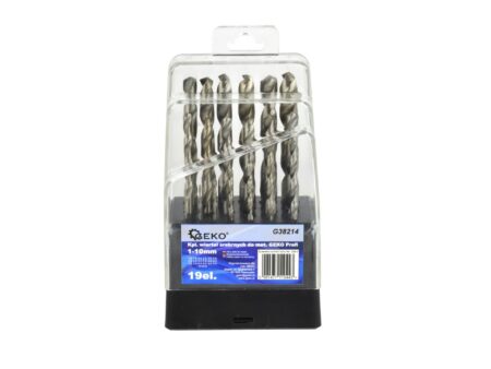 Puurikomplekt 1-10mm 19 osa G