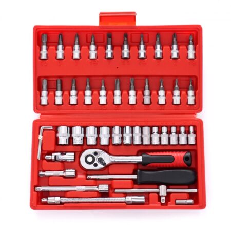 Padrunvotmete komplekt 46 osa KD10525 6 – 4 – Tööriistad24