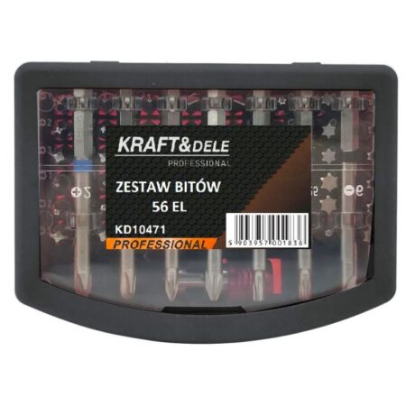 Otsikute komplekt akutrellile 56 osa KD KD10471 3 – 1 – Tööriistad24