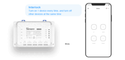 SONOFF 4CHPROR3 4 Gang Wi Fi DIY Smart Switch With RF Control M0802010004 4 – 24 – Tööriistad24