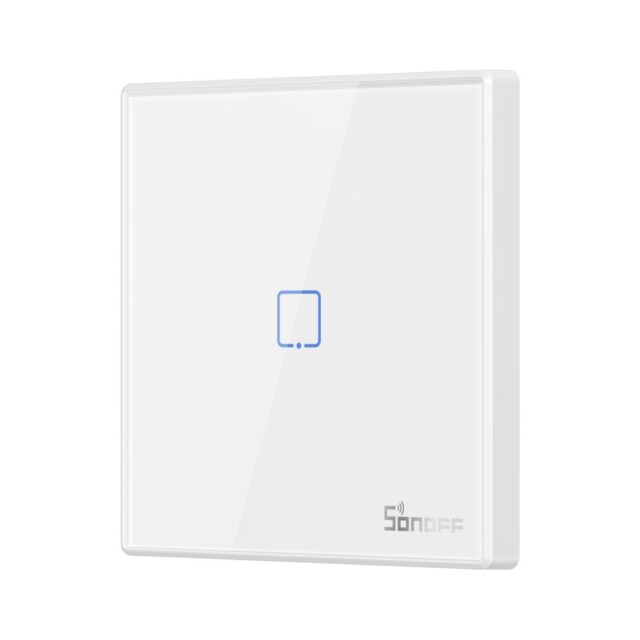 SONOFF T2EU1C-RF juhtmeta puutetundlik seinalüliti