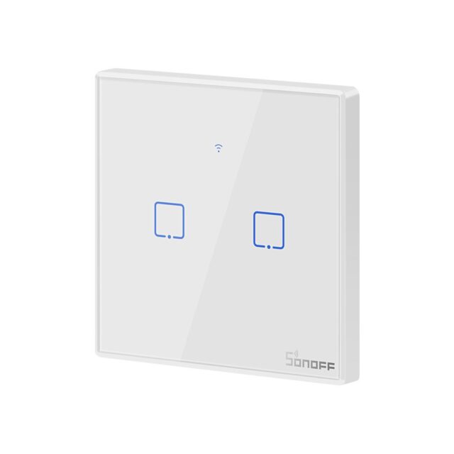 SONOFF T2EU2C Wi-Fi + RF  puutetundlik seinalüliti - Image 2