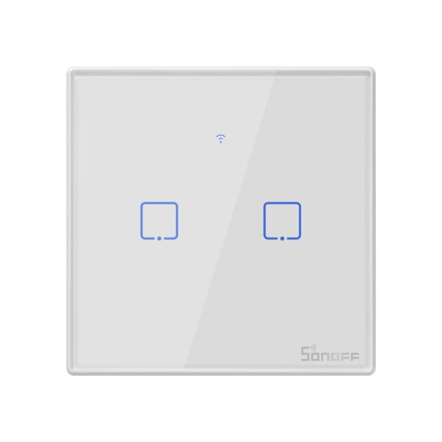 SONOFF T2EU2C Wi-Fi + RF  puutetundlik seinalüliti - Image 3