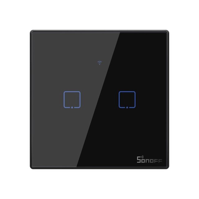 SONOFF T3EU2C Wi-Fi + RF  puutetundlik seinalüliti - Image 2