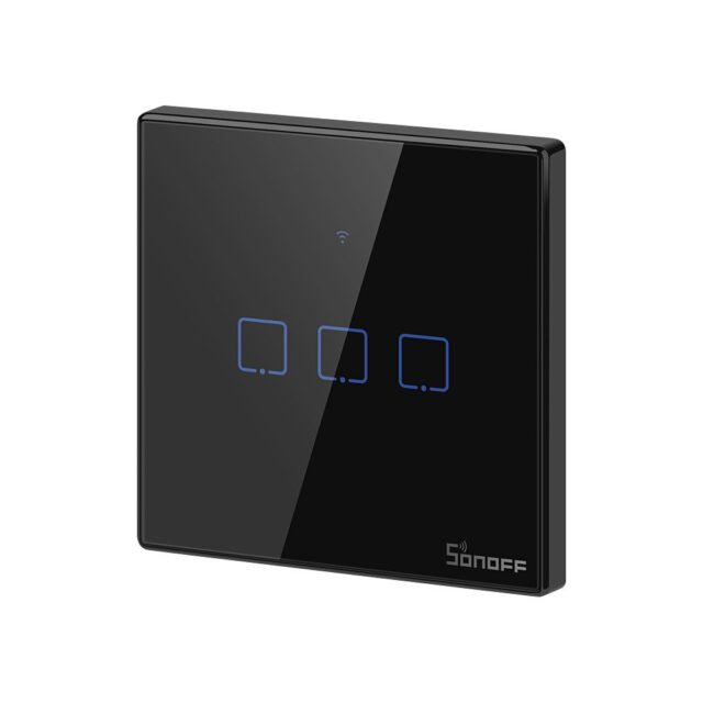 SONOFF T3EU3C Wi-Fi + RF  puutetundlik seinalüliti - Image 4