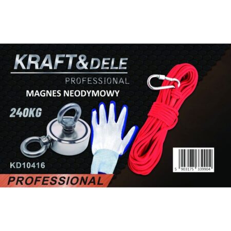 Otsimismagnet 240kg koos nooriga KD10416 1 – 1 – Tööriistad24
