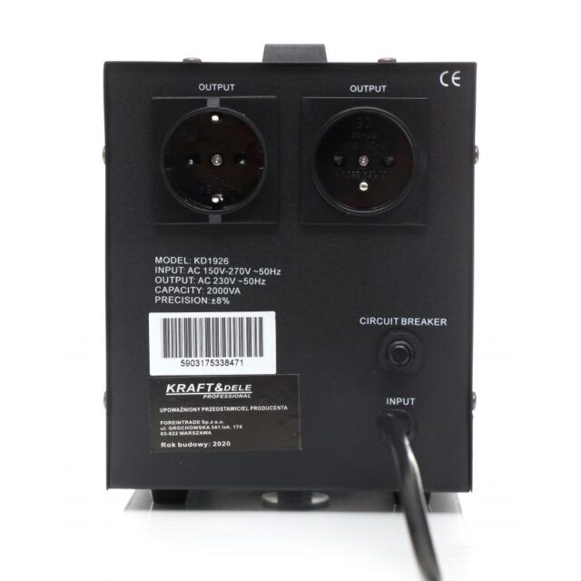 Pinge stabilisaator 2000VA 230V - Image 5