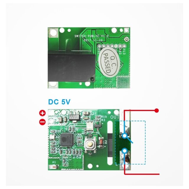 SONOFF RE5V1C 5V Wifi Inching Selflock Relay Module IM171018005 3 – 2 – Tööriistad24