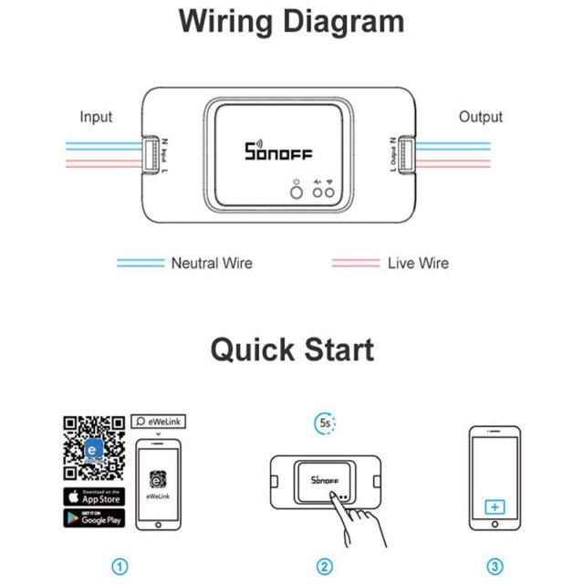 SONOFF BasicR3 Wi-Fi DIY  juhtmevaba nutilüliti - Image 8