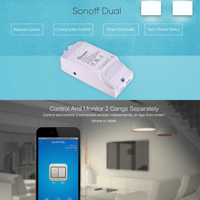 SONOFF DualR2 nutikas 2 kanali Wi-Fi lüliti - Image 8