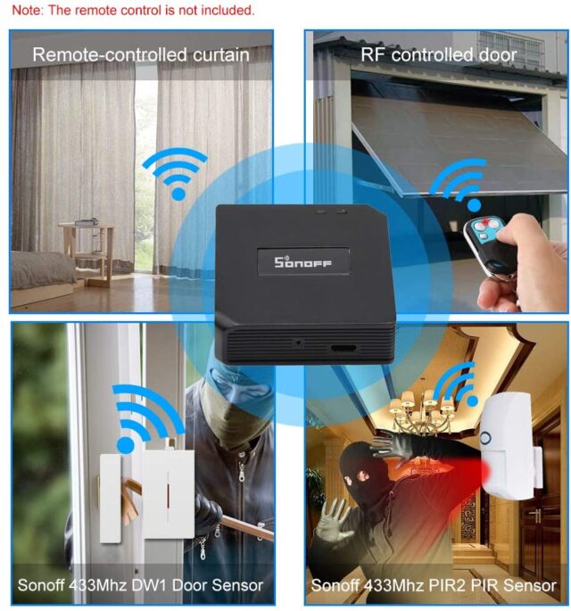 sonoff p RFBridge Bridge between RF Wi Fi Devices IM170619001 10 – 4 – Tööriistad24