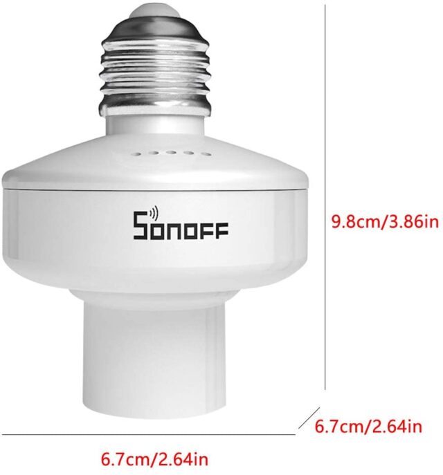 SONOFF SlampherR2 nutikas E27 WI-FI pirnipesa - Image 3