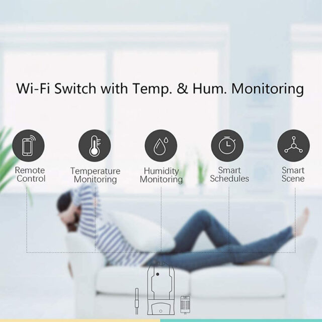 SONOFF TH10 Wi-Fi nutilüliti temp-i ja niiskuse jälgimisega - Image 8