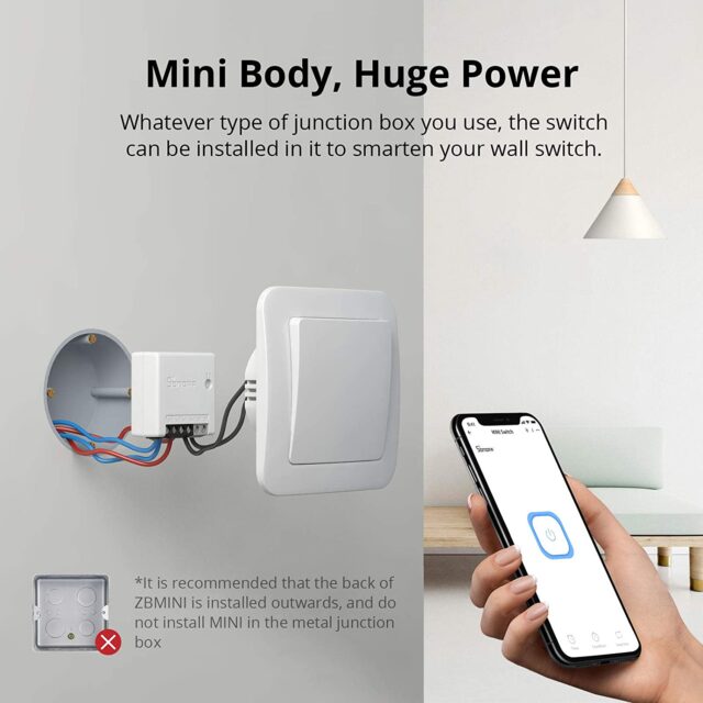 SONOFF ZBMini juhtmeta Zigbee juhtmevaba nutilüliti - Image 6