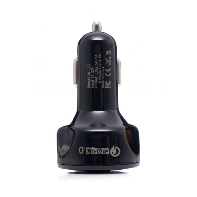 Autolaadija 3 USB LED-porti QUICK CHARGE - Image 4