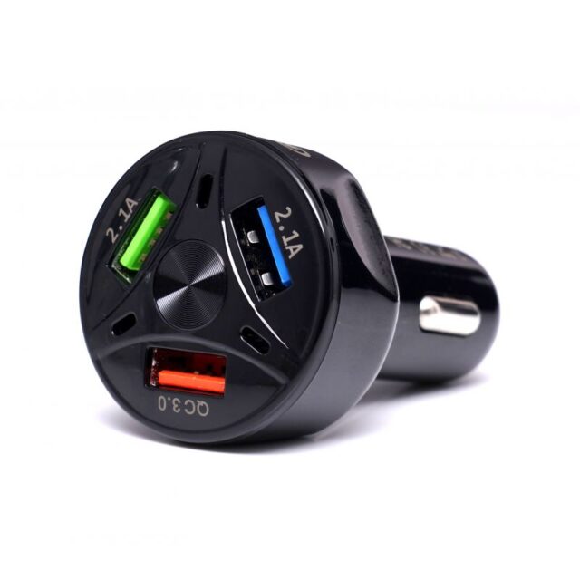 Autolaadija 3 USB LED-porti QUICK CHARGE - Image 2