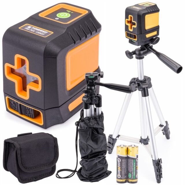 Laserlood / ristlaser + statiiv ja kandekott PO