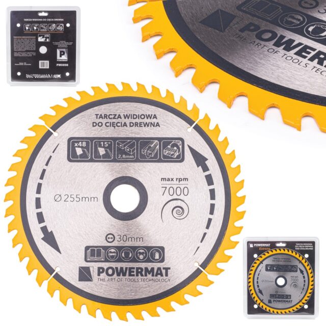 Saeketas 255x30 48h puidule