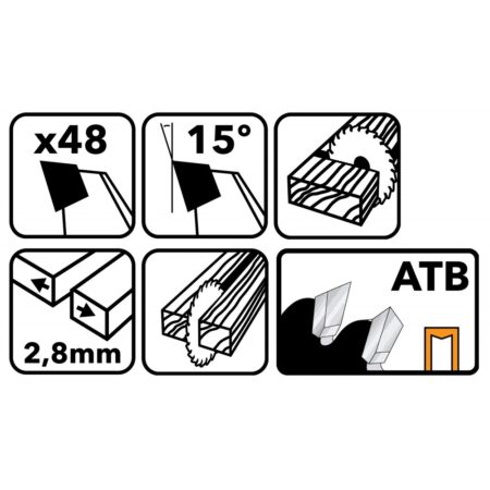 saeketas 255x30 48h puidule pm0898 2 – 5 – Tööriistad24