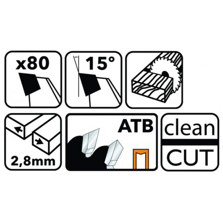 saeketas 255x30 80h puidule pm0900 2 – 5 – Tööriistad24