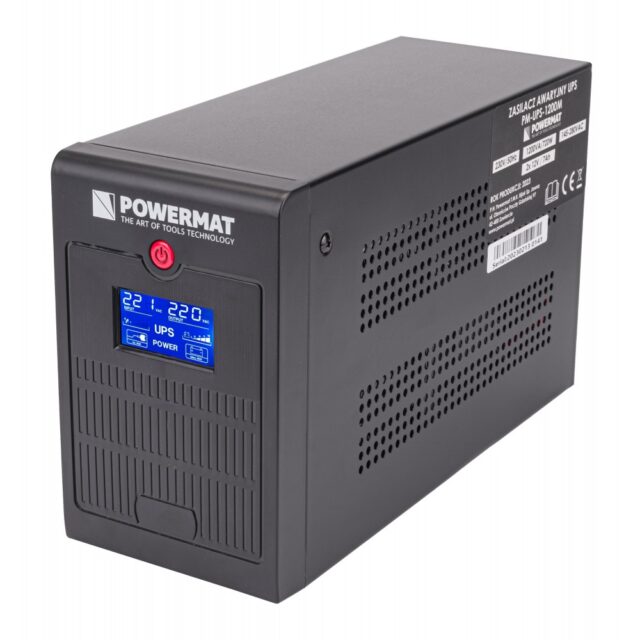 Katkematu toiteallikas UPS 1200VA / 720W aku 2x 7Ah (12V)