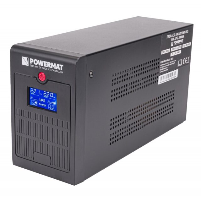 Katkematu toiteallikas UPS 2000VA / 1200W aku 2x 9Ah (12V)
