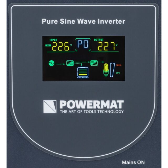 Puhas siinus inverter- UPS- laadija. 640 W / 800VA. 12V - Image 2