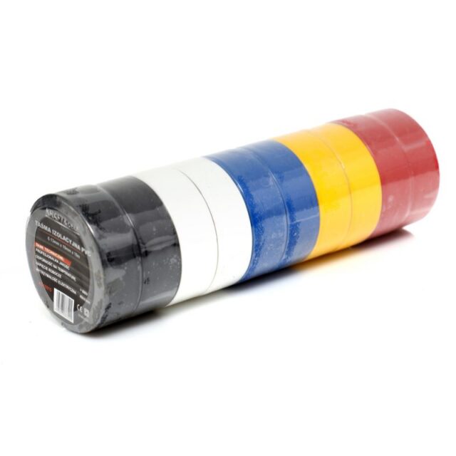 PVC isoleerteip 10tk. Erinevad värvid