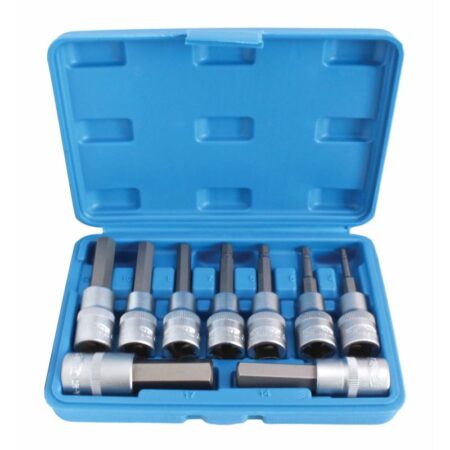 Kuuskantpadrunid HEX 80mm 1/2"- 9osa SATRA S-H912S