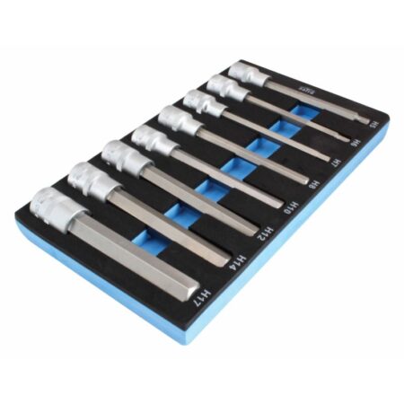 Pikkade kuuskant otsikute komplekt 140mm 8tk 1/2" vahtalusel