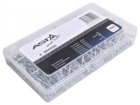 Alumiinium neetide komplekt 400osa 3.2 4.0 4.8mm TM A BR400S 1 – 1 – Tööriistad24