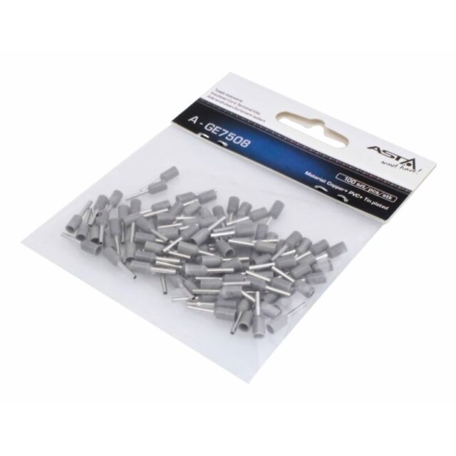 Isolatsiooniga kaabli hülss 0.75mm2 100tk