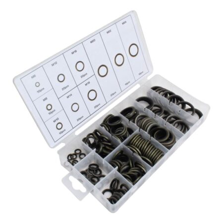 Tihendseibide komplekt kumm metall 150osa TM A TC536 2 – 1 – Tööriistad24