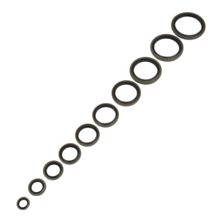 Tihendseibide komplekt kumm metall 150osa TM A TC536 3 – 2 – Tööriistad24