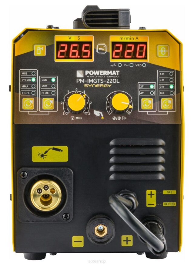 Traatkeevitus 220A MIG/MAG MMA LIFT-TIG FLUX SYNERGY - Image 3