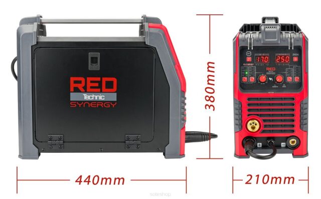Traatkeevitus 250A MIG/MAG MMA LIFT-TIG SYNERGY RED - Image 7