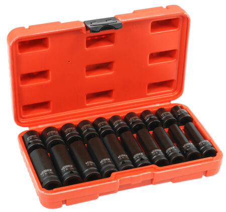 Löökpadrunid- pikad ja lühikesed 1/2" 20 tk 10-19mm