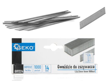 Naelapüstoli naelad 1.2x2.0mm 12mm 1000pcs.