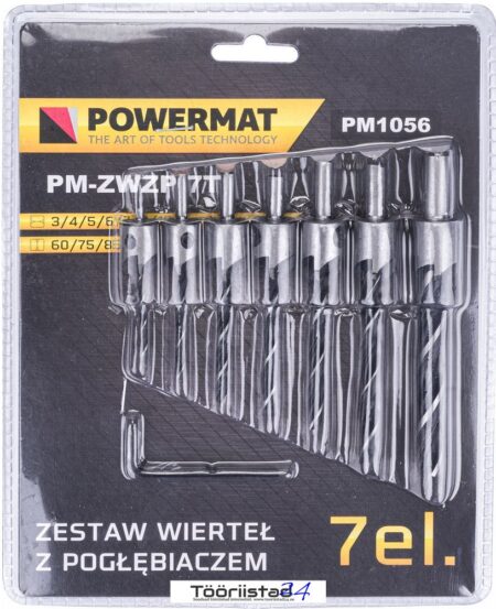 puidupuuri komplekt piirajaga suvistus adapteriga 7 osa PM1056 2 – 1 – Tööriistad24