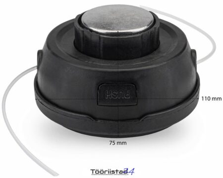 Trimmeripea M10 x 1.25 jõhvile 1.5 - 3 mm